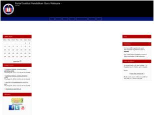 Forum gratis : Portal Institut Pendidikan Guru Mal