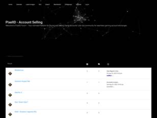 PixelID - Account Selling