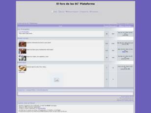 El foro de las SC' Plataforma