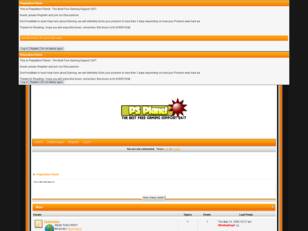 Playstation Planet is a Forum you can Discuss about your PS1, PS2, PS3
