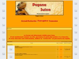 Pogona Suisse, forum consacre au pogona vitticeps