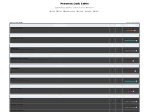 Pokemon Lutas Sombrias Pavorosas e Negras