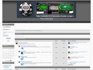 Poker gratuit - Forum de poker en ligne Poker gang