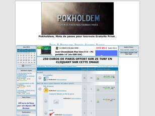 Forum de poker : PokHoldem