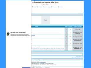 Le forum politique pour un debat direct