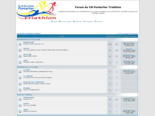 Forum du CN Pontarlier Triathlon