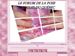 FORUM DE LA POSE D'ONGLE DU QUÉBEC