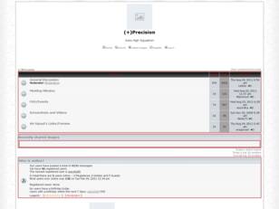 Precision Forums