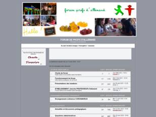 Forum profs allemand