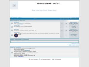PROJETO TOMCAT - GPC 2011