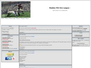 Free forum : Madden PS3 Sim League