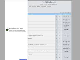 PSP-ACTIF: Forums
