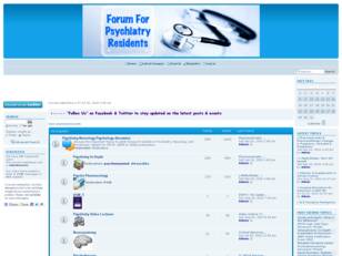 Forum for Psychiatry Residents, Fellows and Physicians
