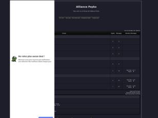 creer un forum : Alliance Psyko