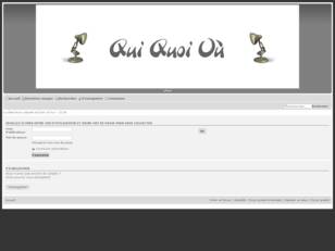 creer un forum : quiquoiou