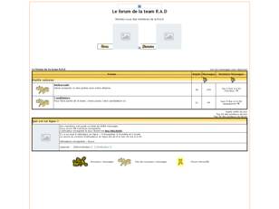 Le forum de la team R.A.D