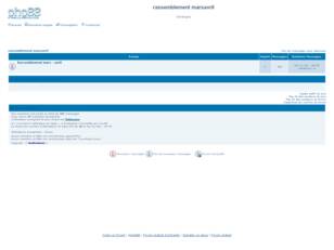 creer un forum : rassemblement marsavril