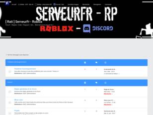 Forumactif.com : [ Rati ] ServeurFr - Roblox