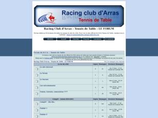 Racing Club d'Arras - Tennis de Table