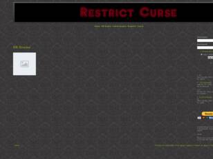 Free forum : Restrict Curse
