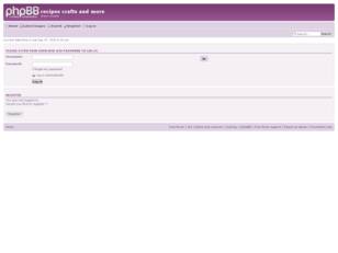 Free forum : recipes crafts and more
