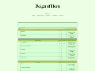 reign of hero