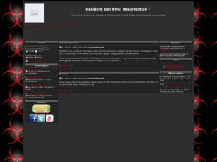 Free forum : Resident Evil RPG: Resurrection