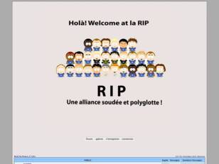 créer un forum : Forum réservé au membres de l'alliance R I P sur trav