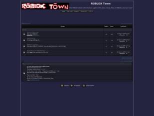 Free forum : ROBLOX Town