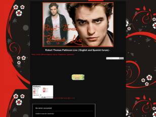 Foro gratis : Robert Thomas Pattinson Live