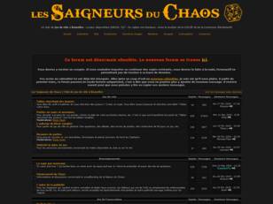 Les Saigneurs du Chaos • Un club de jeu de rôle à Bruxelles • Forum