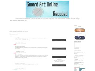 Sword Art Online Recoded