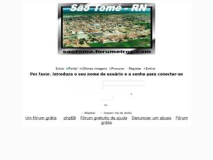 Forum gratis : São Tomé RN