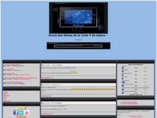 forum des elèves de la 2nde 3 de nièpce