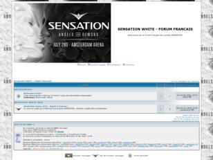 SENSATION WHITE - FORUM FRANCAIS