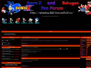 Sonic X and Bakugan Fan Forum