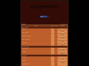 Shadowlull Roleplay Forum