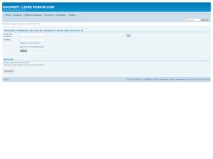 Forum gratis : SHOPNET. LIVRE FORUM