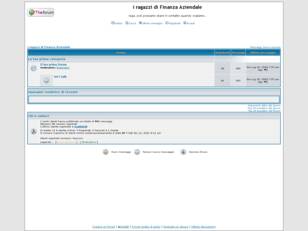 Forum gratis : i ragazzi di Finanza Aziendale
