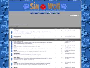 Sim-Wolf Forum