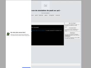 Forum de simulation de pes6 sur ps2