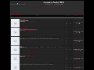Simulation football 2010