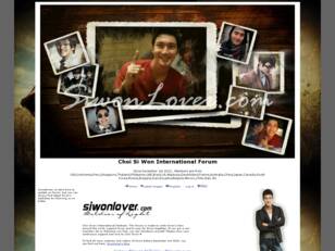 Choi Siwon International Fansite