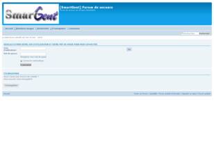 creer un forum : [SmartGent] Forum de secours