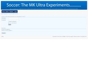 Soccer: The MK Ultra Experiments