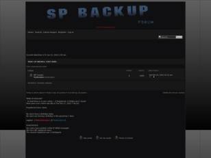 SP Backup Forum