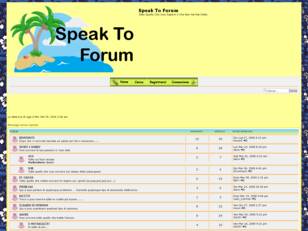 Forum gratis : Speak To Forum