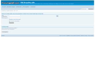créer un forum : PSE Bruxelles ville