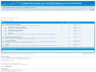 LE FORUM NON-OFFICIEL DU SPUC ROLLER VITESSE