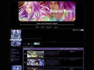 Saint seiya Definitive Battle